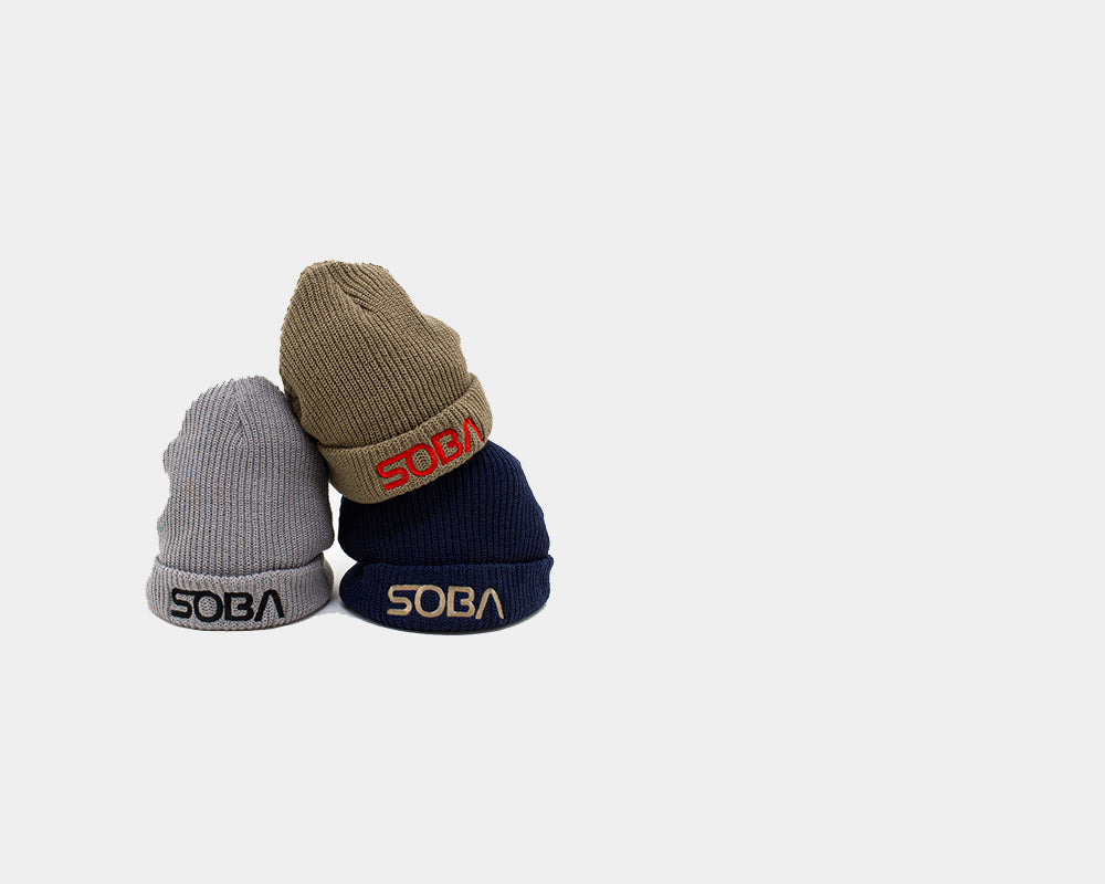 【NEW COLLABORATION】SOBA beanie