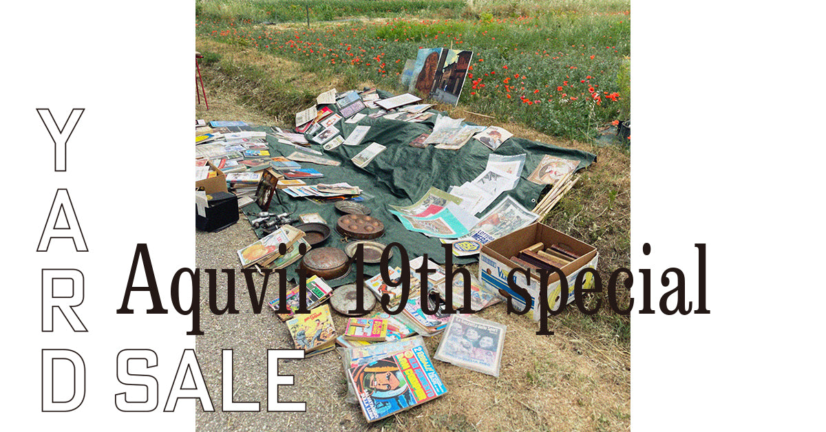 【EVENT】 Aquvii YARD SALE