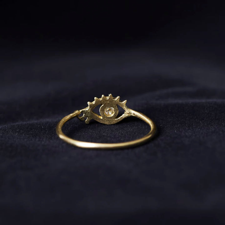 【 Aquvii JEWEL 】Eye stone ring / Diamond