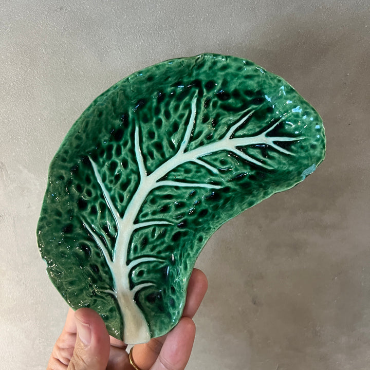 Vintage cabbage plate from Portuguese