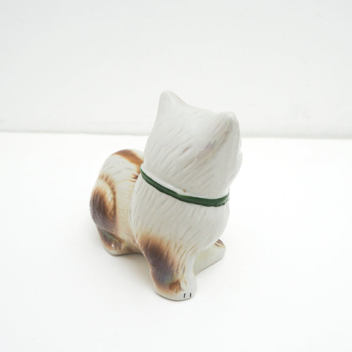 【antique ceramic cat】blue eyes / made in Brazil