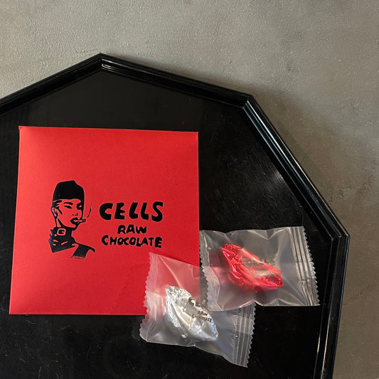 &lt;CELLS RAW CHOCOLATE&gt; Set of 2 that goes well with whiskey