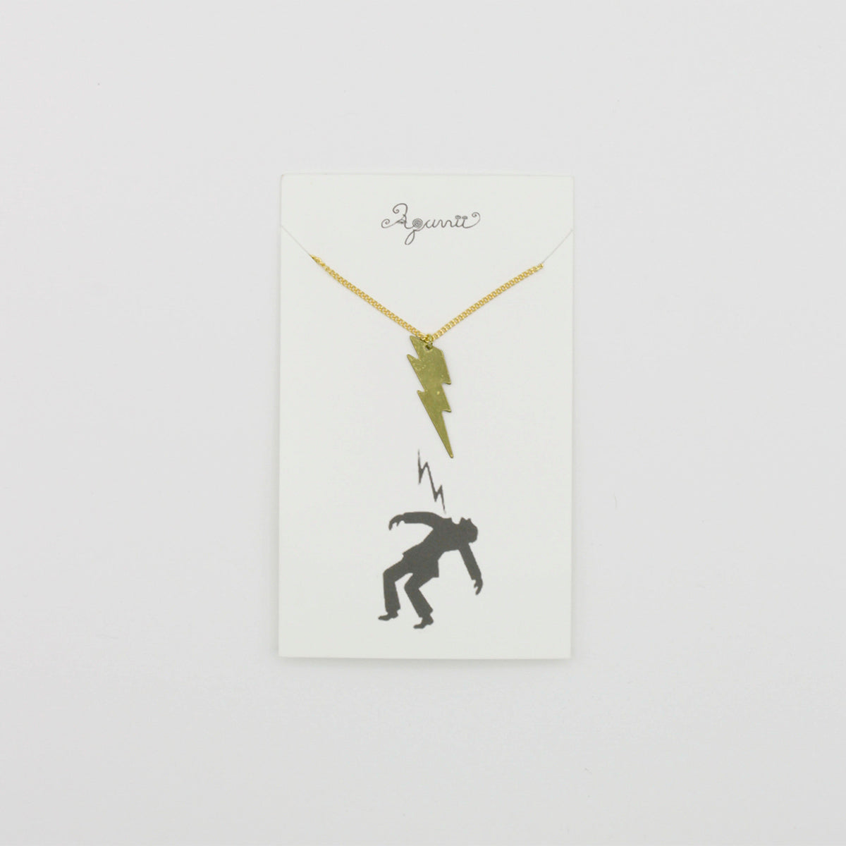 Aquvii（アクビ） | Thunder Necklace | 雷の形をしたシンプルな