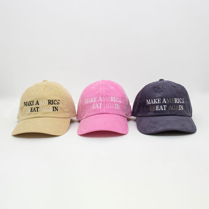 MAKE A RICE, EAT IN CAP -corduroy-