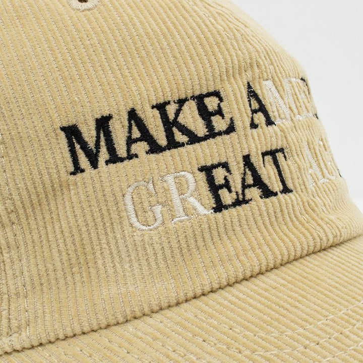 MAKE A RICE, EAT IN CAP -corduroy-