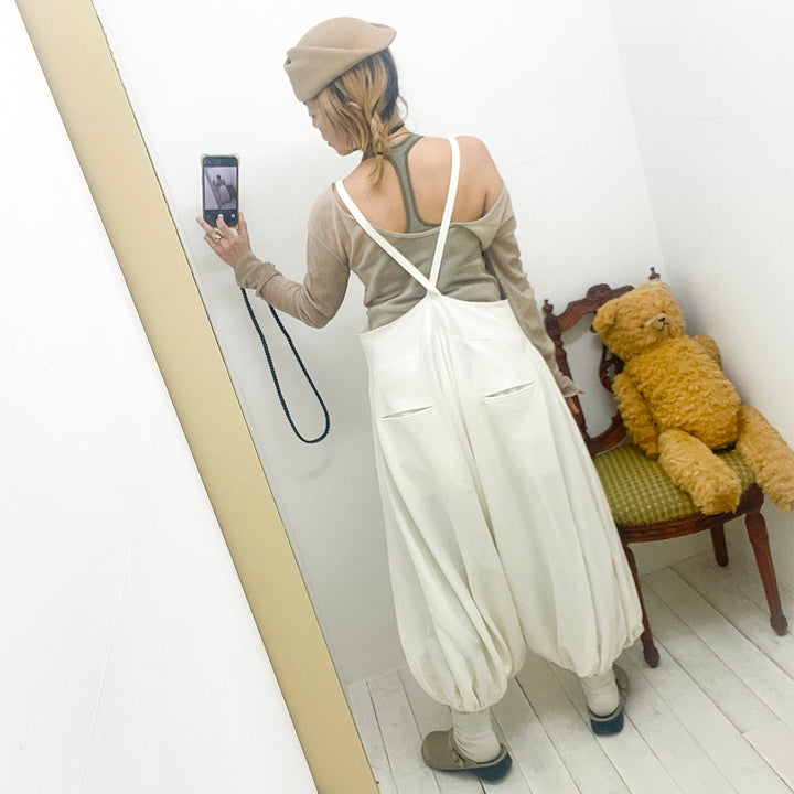 NEW GATHER ALL WHITE