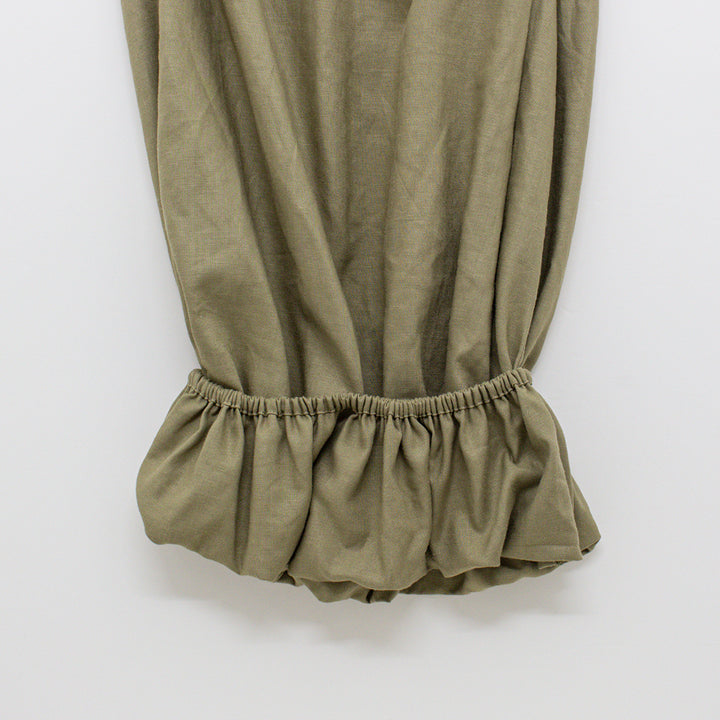 BIG GATHER PANTS OLIVE