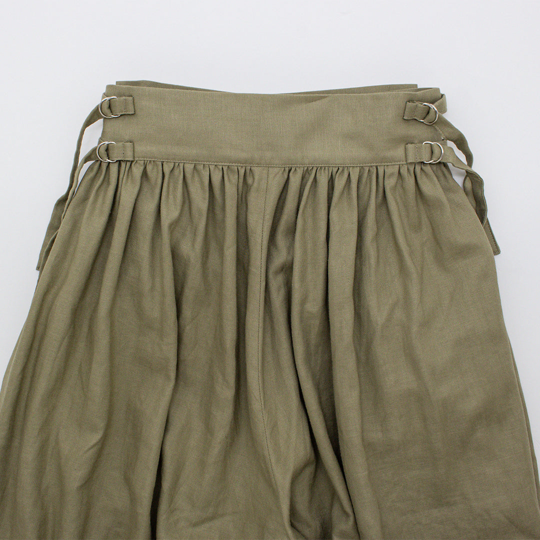 BIG GATHER PANTS OLIVE