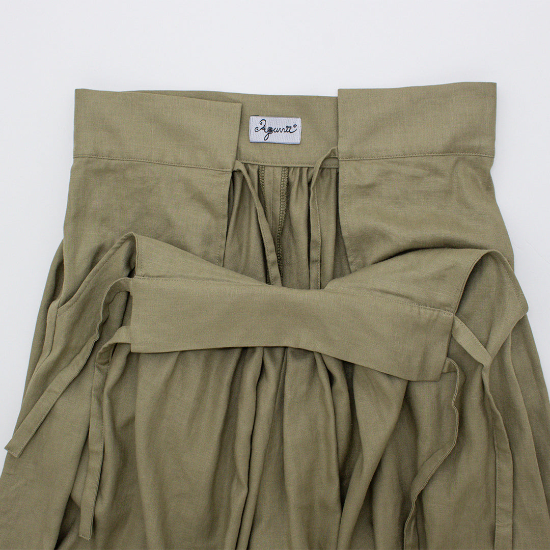 BIG GATHER PANTS OLIVE
