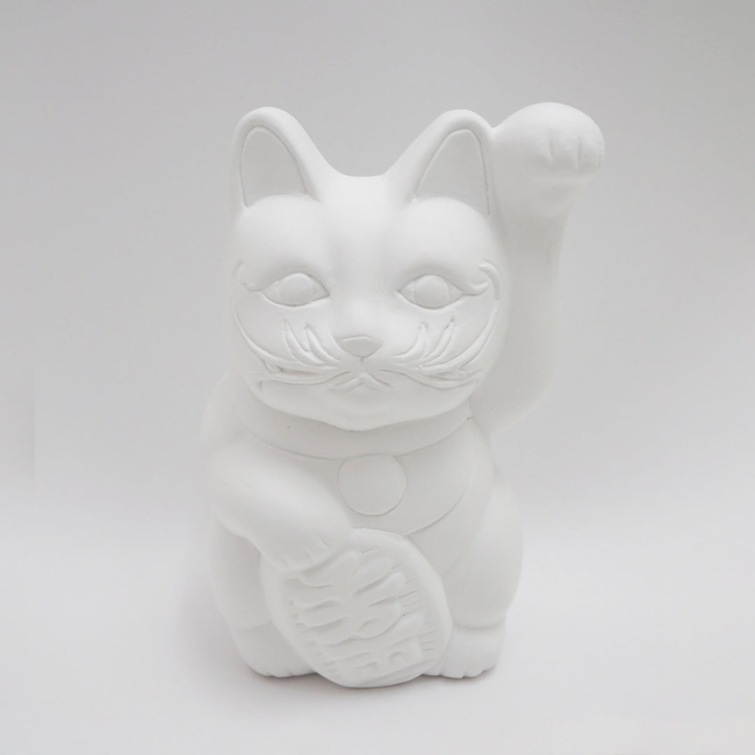 Plaster pot / Maneki cat