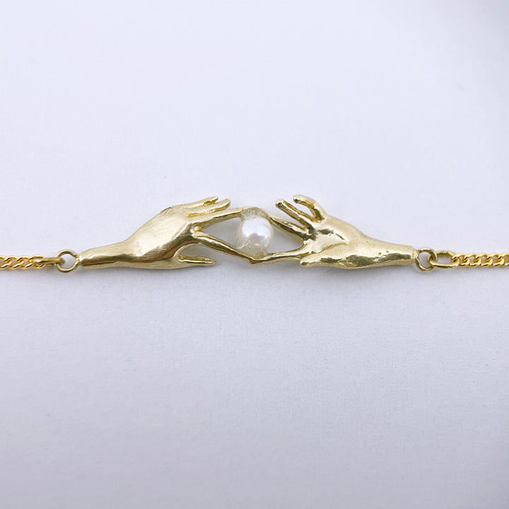 &lt;Sold out&gt; Lien necklace 【x corne】-brass-
