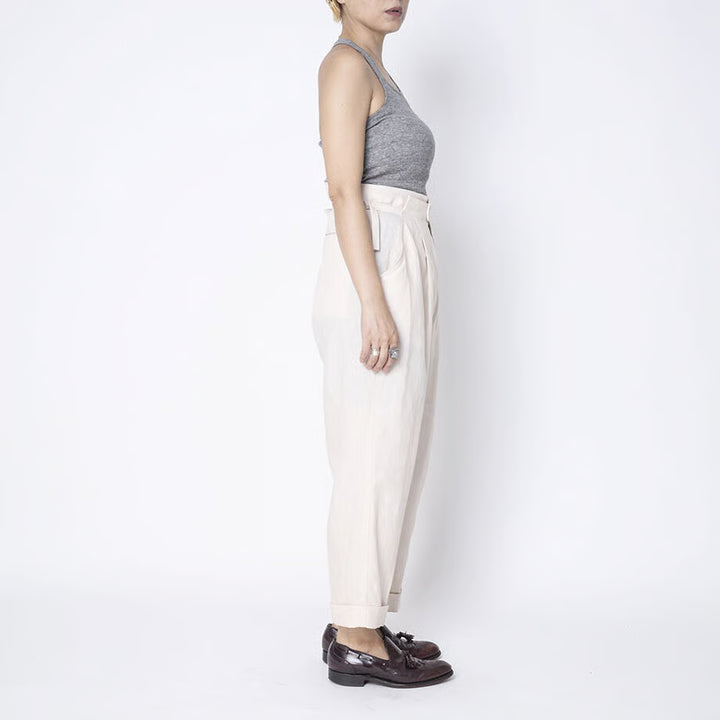 【Aquvii wardrobe】linen control tack pants