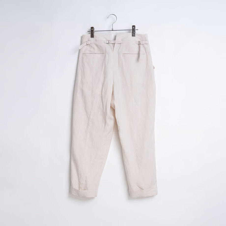 【Aquvii wardrobe】linen control tack pants