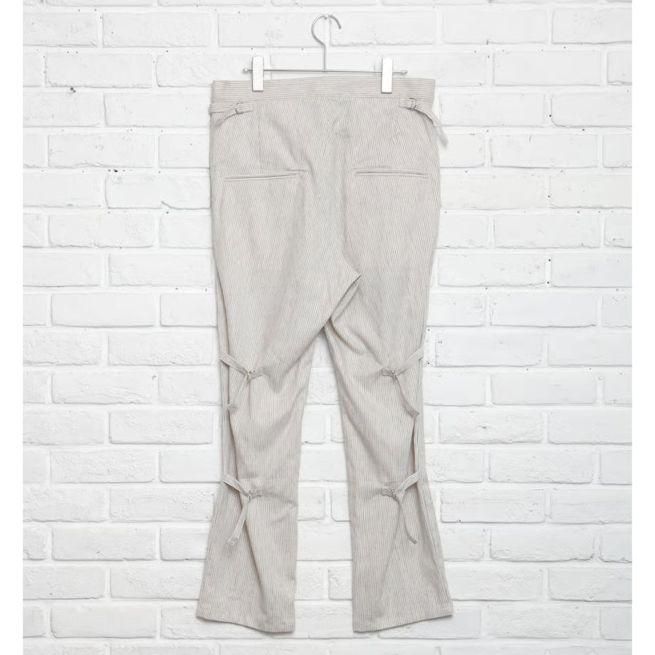 【 Aquvii warderobe 】Linen BONDAGE PANTS