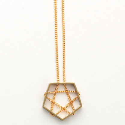 pentagon necklace